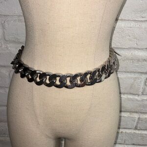 🛑SOLD🛑NWT Express Chunky Silver Chain Waist Belt - Women Accessories Size M/L